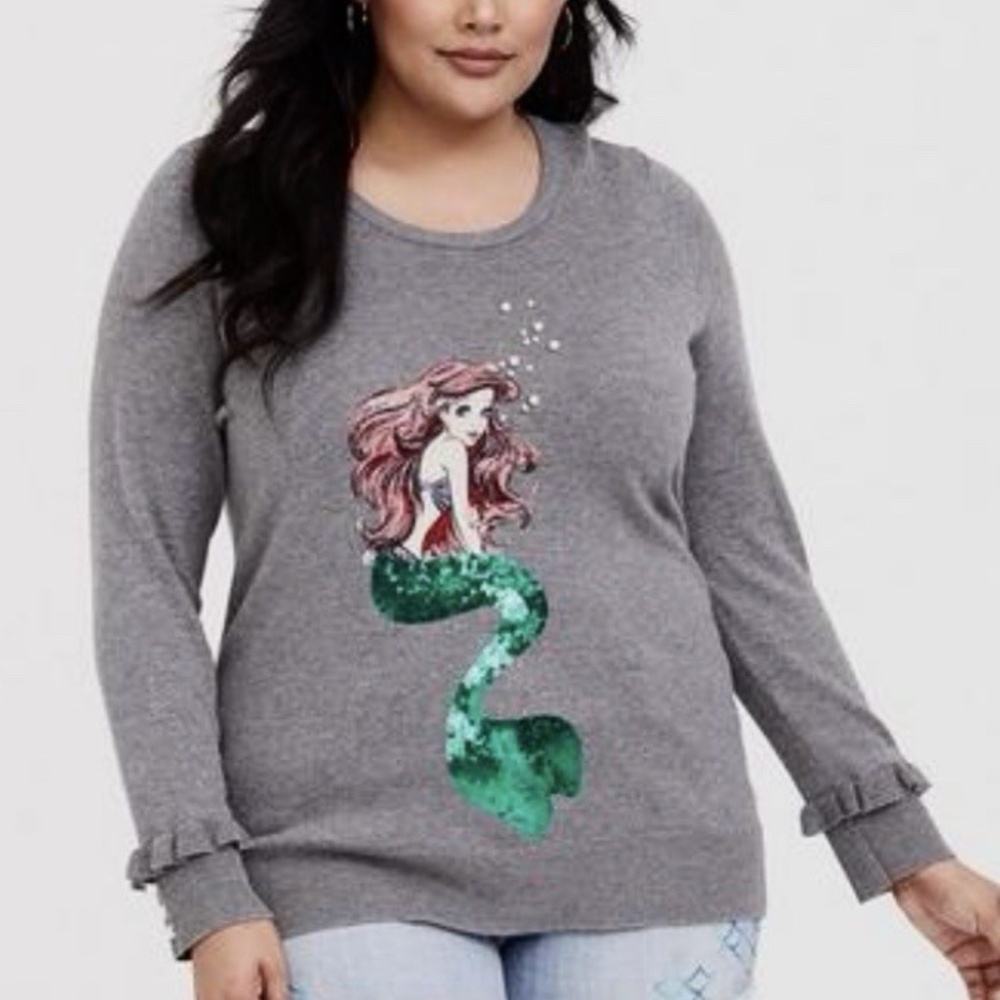 Torrid Her Universe Disney's Little Mermaid Ariel Sweater